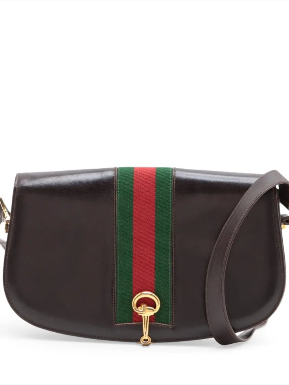 Gucci Horsebit Web Leather Bag S21 MOG